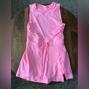Bright pink Free People Movement tennis dress with shorts (size medium)